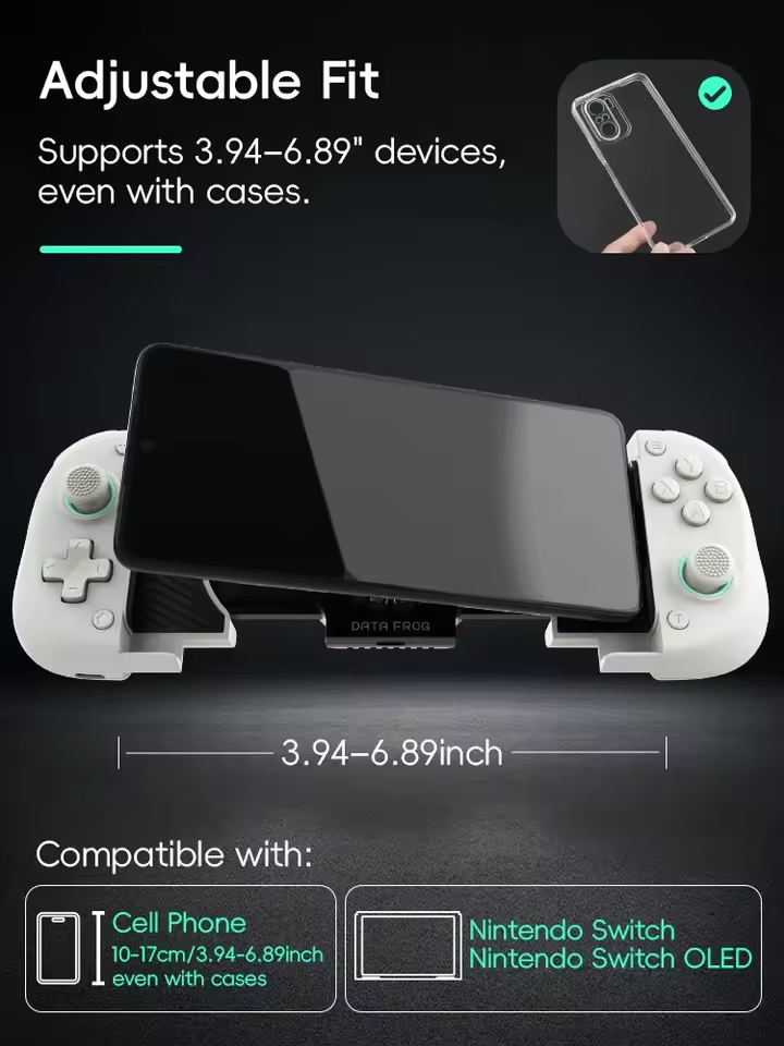 وحدة تحكم DATA FROG X3 اللاسلكية لوحدة تحكم ألعاب Android لهاتف Samsung Galaxy لهاتف PUBG Mobile - صورة رقم 2